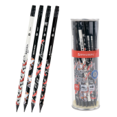 Карандаш чернографитный с принтом BRAUBERG "FISH KOI", 1 шт., HB, с ластиком, корпус ассорти, 182027 за 11 ₽. Карандаши чернографитные.  Доставка по РФ. Без переплат!