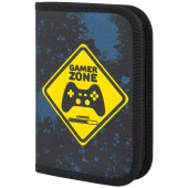 Пенал ПИФАГОР, 1 отделение, полиэстер, 19х13 см, "Game Zone", 271511 за 184 ₽. Пеналы каркасные.  Доставка по РФ. Без переплат!