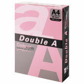 Бумага цветная DOUBLE A, А4, 80 г/м2, 500 л., пастель, розовая за 992 ₽. Бумага цветная форматная. Доставка по РФ. Без переплат!
