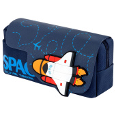Пенал ЮНЛАНДИЯ ЮНИОР, 2 отделения, "Space rocket", 21х10х7 см, 273820 за 304 ₽. Пеналы мягкие.  Доставка по РФ. Без переплат!