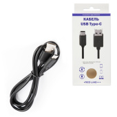 Кабель USB 2.0 AM – TypeC, 1 м, RED LINE, для подключения портативных устройств и периферии, черный, УТ000010553 за 164 ₽. Кабели USB - MicroUSB/Apple/Type-C.  Доставка по РФ. Без переплат!