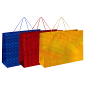 Пакет подарочный (1 шт.) 70x16x50 см, "BIG SIZE", голография, ассорти 3 цвета, ЗОЛОТАЯ СКАЗКА, 609732 за 177 ₽. Пакеты подарочные.  Доставка по РФ. Без переплат!