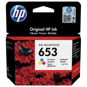 Картридж струйный HP (3YM74AE) DeskJet Plus Ink Advantage 6075/6475, №653, цветной, 200 страниц, оригинальный за 2&nbsp;590 ₽. Картриджи для струйных принтеров и МФУ.  Доставка по РФ. Без переплат!