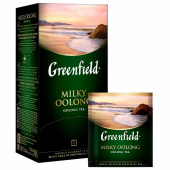 Чай GREENFIELD "Milky Oolong" улун с добавками, 25 пакетиков в конвертах по 2 г, 1067-15 за 139 ₽. Чай пакетированный.  Доставка по РФ. Без переплат!