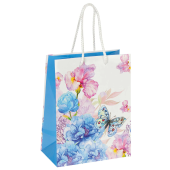 Пакет подарочный (1 штука) 18x10x23 см, ЗОЛОТАЯ СКАЗКА "Бабочка на цветке", ламинированный, 606578 за 47 ₽. Пакеты подарочные.  Доставка по РФ. Без переплат!