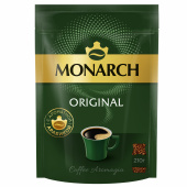 Кофе растворимый MONARCH "Original" 210 г, сублимированный, 8052808 за 1 091 ₽. Кофе растворимый.  Доставка по РФ. Без переплат!