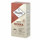 Кофе молотый Poetti "Mokka" 250 г, 18102 за 406 ₽. Кофе молотый.  Доставка по РФ. Без переплат!