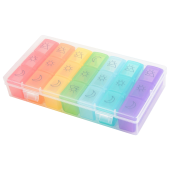 ТАБЛЕТНИЦА / Контейнер-органайзер для лекарств и витаминов, 7 дней/3 приема BOX, DASWERK (ДАСВЕРК), 630848 за 444 ₽. Емкости для лекарственных средств.  Доставка по РФ. Без переплат!