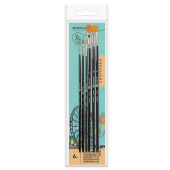 Кисти художественные набор 6 шт., синтетика, BRAUBERG ART CLASSIC, 200959 за 300 ₽. Кисти художественные в наборах.  Доставка по РФ. Без переплат!