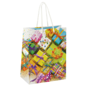 Пакет подарочный (1 штука) 18x10x23 см, ЗОЛОТАЯ СКАЗКА "Яркие подарки", ламинированный, 606591 за 47 ₽. Пакеты подарочные.  Доставка по РФ. Без переплат!