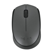 Мышь беспроводная LOGITECH M170, 2 кнопки + 1 колесо-кнопка, оптическая, черная за 1&nbsp;048 ₽. Мыши беспроводные компьютерные.  Доставка по РФ. Без переплат!