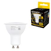 Лампа светодиодная SONNEN EXTRA, 10 (90) Вт, GU10, софит, теплый белый, 30000 ч, LED MR16-GU10-10W-2700, 457926 за 57 ₽. Лампы светодиодные.  Доставка по РФ. Без переплат!