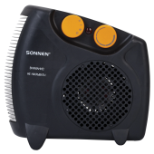 Тепловентилятор SONNEN FH06, 1000/2000 Вт, 2 режима нагрева, режим вентиляции, черный/оранжевый, 457781 за 1&nbsp;499 ₽. Тепловентиляторы.  Доставка по РФ. Без переплат!