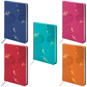 Блокнот А5 (148х218 мм), BRAUBERG "Orient", 128 л., кожзаменитель с тиснением, клетка, ассорти, 125236 за 543 ₽. Бизнес-блокноты и бизнес-тетради.  Доставка по РФ. Без переплат!