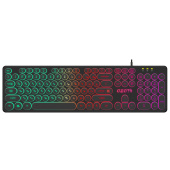 Клавиатура проводная игровая DEFENDER OZOTH GK-106, USB, 104 клавиши, с подсветкой, черная, 45106 за 1&nbsp;143 ₽. Клавиатуры игровые.  Доставка по РФ. Без переплат!