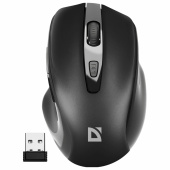 Мышь беспроводная DEFENDER Prime MB-053, USB, 5 кнопок + 1 колесо-кнопка, оптическая, черная, 52053 за 577 ₽. Мыши беспроводные компьютерные.  Доставка по РФ. Без переплат!