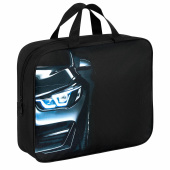 Папка на молнии с ручками BRAUBERG KIDS А4, 1 отделение, полиэстер, 80 мм, "Dark car", 273315 за 413 ₽. Папки-сумки с ручками.  Доставка по РФ. Без переплат!