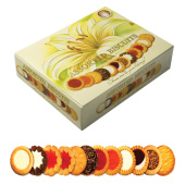 Печенье SANTA BAKERY, ассорти 12 видов, сдобное, 750 г, картонная коробка за 1 391 ₽. Печенье, крекеры, сухари и сушки.  Доставка по РФ. Без переплат!