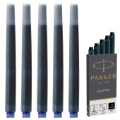 Картриджи чернильные PARKER "Cartridge Quink", КОМПЛЕКТ 5 штук, черные, 1950382 за 471 ₽. Картриджи чернильные и чернила для письма и черчения.  Доставка по РФ. Без переплат!