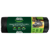 Мешки для мусора 30 л, 57х47 см, черные, 7 мкм, 30 шт., Master FRESH за 64 ₽. Мешки для мусора универсальные.  Доставка по РФ. Без переплат!