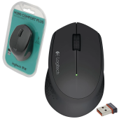 Мышь беспроводная LOGITECH M280, 2 кнопки + 1 колесо-кнопка, оптическая, черная за 1&nbsp;618 ₽. Мыши беспроводные компьютерные.  Доставка по РФ. Без переплат!