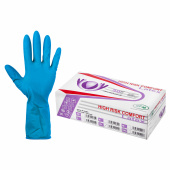 Перчатки латексные смотровые, особо прочные, SFM HIGH RISK COMFORT, 25 пар (50 штук), размер XL (очень большой) за 1 338 ₽. Перчатки медицинские.  Доставка по РФ. Без переплат!
