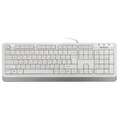 Клавиатура проводная A4TECH Fstyler FK10, USB, 104 кнопки, белая, 1147536 за 2&nbsp;034 ₽. Клавиатуры проводные.  Доставка по РФ. Без переплат!
