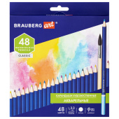 Карандаши художественные цветные акварельные BRAUBERG ART CLASSIC, 48 цветов, грифель 3,3 мм, 181532 за 646 ₽. Карандаши цветные профессиональные акварельные.  Доставка по РФ. Без переплат!