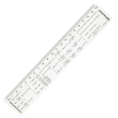 Линейка пластиковая 20 см BRAUBERG, справочная, тригонометрия, 210898 за 19 ₽. Линейки.  Доставка по РФ. Без переплат!