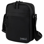 Сумка на плечо HEIKKI COMPACT (ХЕЙКИ), два кармана, черная, 22х17х6 см, 272630 за 484 ₽. Сумки-мини на плечо.  Доставка по РФ. Без переплат!