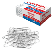 Скрепки ЭКСТРА ОФИСМАГ 28 мм никелированные 100 штук, 271315 за 48 ₽. Скрепки канцелярские.  Доставка по РФ. Без переплат!