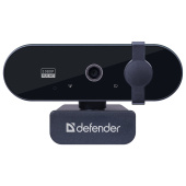 Веб-камера DEFENDER G-lens 2590 QHD, 3,7 Мп, микрофон, USB 2.0, регулируемый крепеж, черная, 63113 за 2&nbsp;528 ₽. Веб-камеры.  Доставка по РФ. Без переплат!