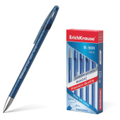 Ручка стираемая гелевая ERICH KRAUSE "R-301 Magic Gel", СИНЯЯ, корпус синий, узел 0,5 мм, линия письма 0,4 мм, 45211 за 59 ₽. Ручки со стираемыми чернилами.  Доставка по РФ. Без переплат!