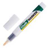 Маркер меловой MUNHWA "Chalk Marker", 3 мм, БЕЛЫЙ, сухостираемый, для гладких поверхностей, CM-05 за 250 ₽. Маркеры меловые.  Доставка по РФ. Без переплат!