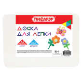 Доска для лепки А4, 280х200 мм, ПИФАГОР, белая, 274253 за 64 ₽. Доски, стеки и формочки для лепки.  Доставка по РФ. Без переплат!