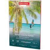 Фотобумага глянцевая, А4, 115 г/м2, односторонняя, 50 листов, BRAUBERG EXTRA, 364477 за 294 ₽. Фотобумага.  Доставка по РФ. Без переплат!