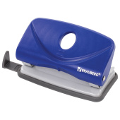 Дырокол BRAUBERG "Original", до 10 листов, синий, 227785 за 250 ₽. Дыроколы настольные.  Доставка по РФ. Без переплат!