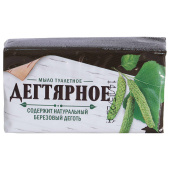 Мыло туалетное 140 г Чистые традиции, "Дегтярное", 147-2 за 82 ₽. Мыло кусковое.  Доставка по РФ. Без переплат!