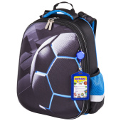 Ранец ЮНЛАНДИЯ EXTRA с дополнительным объемом, 2 отделения, "Soccer ball", 38х29х18 см, 270677 за 4&nbsp;129 ₽. Ранцы для начальной школы.  Доставка по РФ. Без переплат!