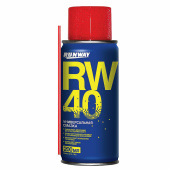 Смазка универсальная RW-40 (аналог WD-40) 200 мл, аэрозоль с трубочкой, RUNWAY RW6096 за 372 ₽. Смазочные материалы.  Доставка по РФ. Без переплат!