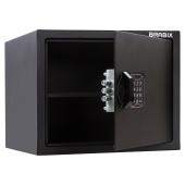 Сейф мебельный BRABIX "SF-280EL", 280х350х300 мм, электронный замок, черный, 291149, S103BR212414 за 7&nbsp;772 ₽. Сейфы мебельные, офисные.  Доставка по РФ. Без переплат!