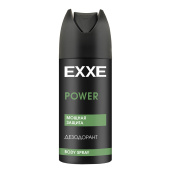 Дезодорант аэрозольный мужской 150 мл EXXE MEN POWER "Мощная защита", С0007826 за 152 ₽. Дезодоранты.  Доставка по РФ. Без переплат!