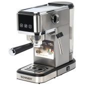 Кофеварка рожковая SONNEN CM-2033, ручной капучинатор, сенсор, 1 л, 1350 Вт, 19 бар, 457883 за 9&nbsp;994 ₽. Кофеварки рожковые.  Доставка по РФ. Без переплат!