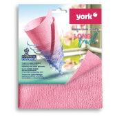 Салфетка из МИКРОФИБРЫ ГУБЧАТАЯ PVA/ПВА СУПЕРВПИТЫВАЮЩАЯ 30х35 см, Long Fresh, розовая, 275 г/м2, YORK, 26250 за 205 ₽. Салфетки хозяйственные.  Доставка по РФ. Без переплат!
