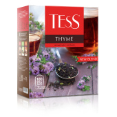 Чай TESS "Thyme" черный с чабрецом и цедрой лимона, 100 пакетиков в конвертах по 2 г, 1185-09 за 357 ₽. Чай пакетированный.  Доставка по РФ. Без переплат!