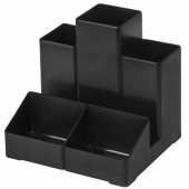 Подставка-органайзер BRAUBERG-CONTRACT, 109х95х101,5 мм, 5 отделений, черная, 230893 за 119 ₽. Подставки канцелярские без наполнения.  Доставка по РФ. Без переплат!