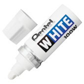 Маркер-краска лаковый PENTEL (Япония) WHITE, 6,5 мм, БЕЛЫЙ, алюминиевый корпус, длина письма 1200 м, X100W за 519 ₽. Маркеры-краски лаковые.  Доставка по РФ. Без переплат!