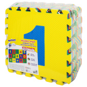 Коврик-пазл напольный 1,5х0,9 м, мягкий, "Учим цифры", 15 частей 30х30 см, толщина 1 см, ЮНЛАНДИЯ, 664659 за 1 355 ₽. Игрушки развивающие.  Доставка по РФ. Без переплат!