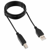 Кабель USB 2.0 AM-BM, 1,8 м, ГАРНИЗОН, медь, черный, пакет, GCC-USB2-AMBM-1.8M, 14371 за 161 ₽. Кабели USB 2.0 AM-BM.  Доставка по РФ. Без переплат!