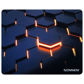 Коврик для мыши SONNEN "HOT CELLS" резина + ткань, 250х200х2 мм, 513955 за 97 ₽. Коврики для мыши.  Доставка по РФ. Без переплат!